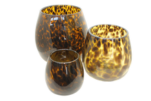 Lade das Bild in den Galerie-Viewer, Bauchige Vase - Leopard Braun
