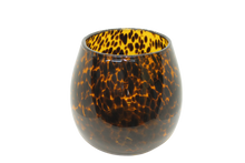 Lade das Bild in den Galerie-Viewer, Bauchige Vase - Leopard Braun
